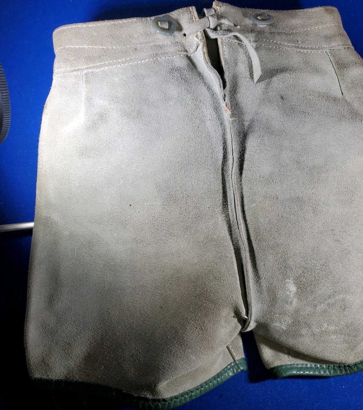 Vintage Boys Lederhosen Bavarian Short All Suede Oktoberfest Authentic Leather