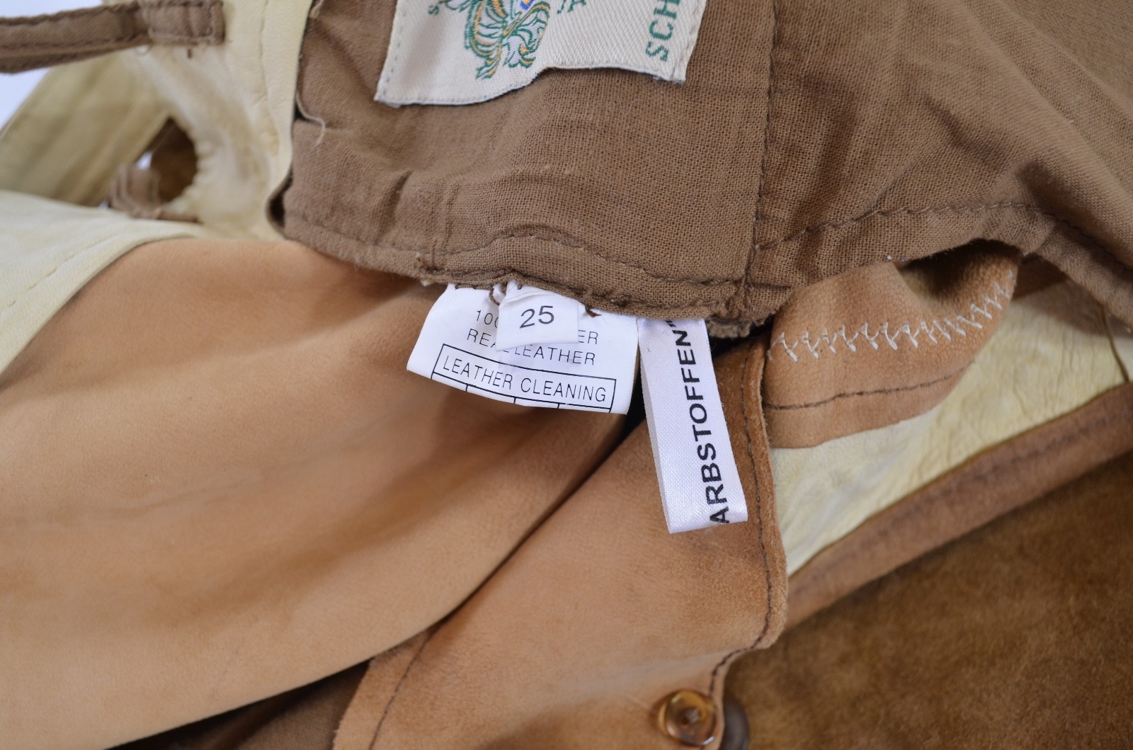 Scharzenberger Tyrol Bavarian Lederhosen Leather Pants Mens EUR 50 / US ~W33