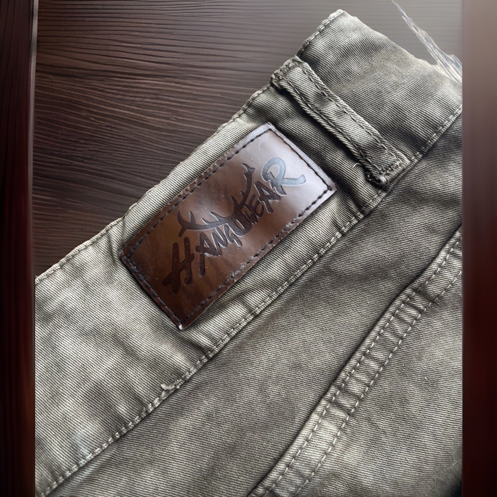 HangOwear MENS Lederhozen-style shorts in brown dyed cotton EU 56