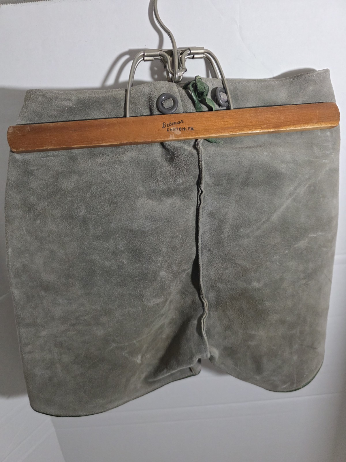 Vintage Authentic Lederhosen Suede Leather