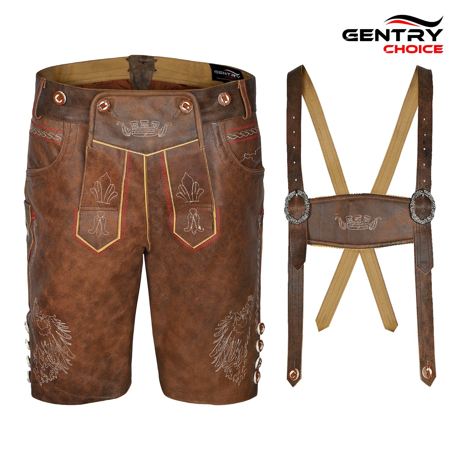 Traditional Germen Men Lederhosen Stormer Leather Lederhosen Oktoberfest Outfit