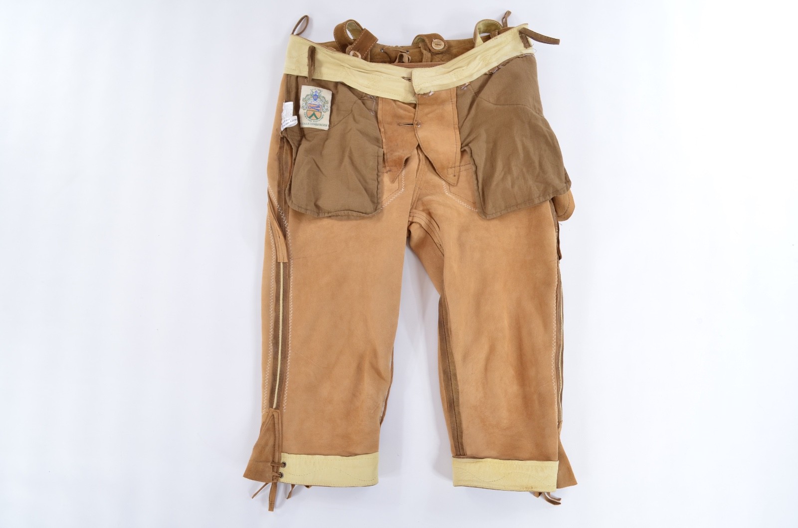 Scharzenberger Tyrol Bavarian Lederhosen Leather Pants Mens EUR 50 / US ~W33
