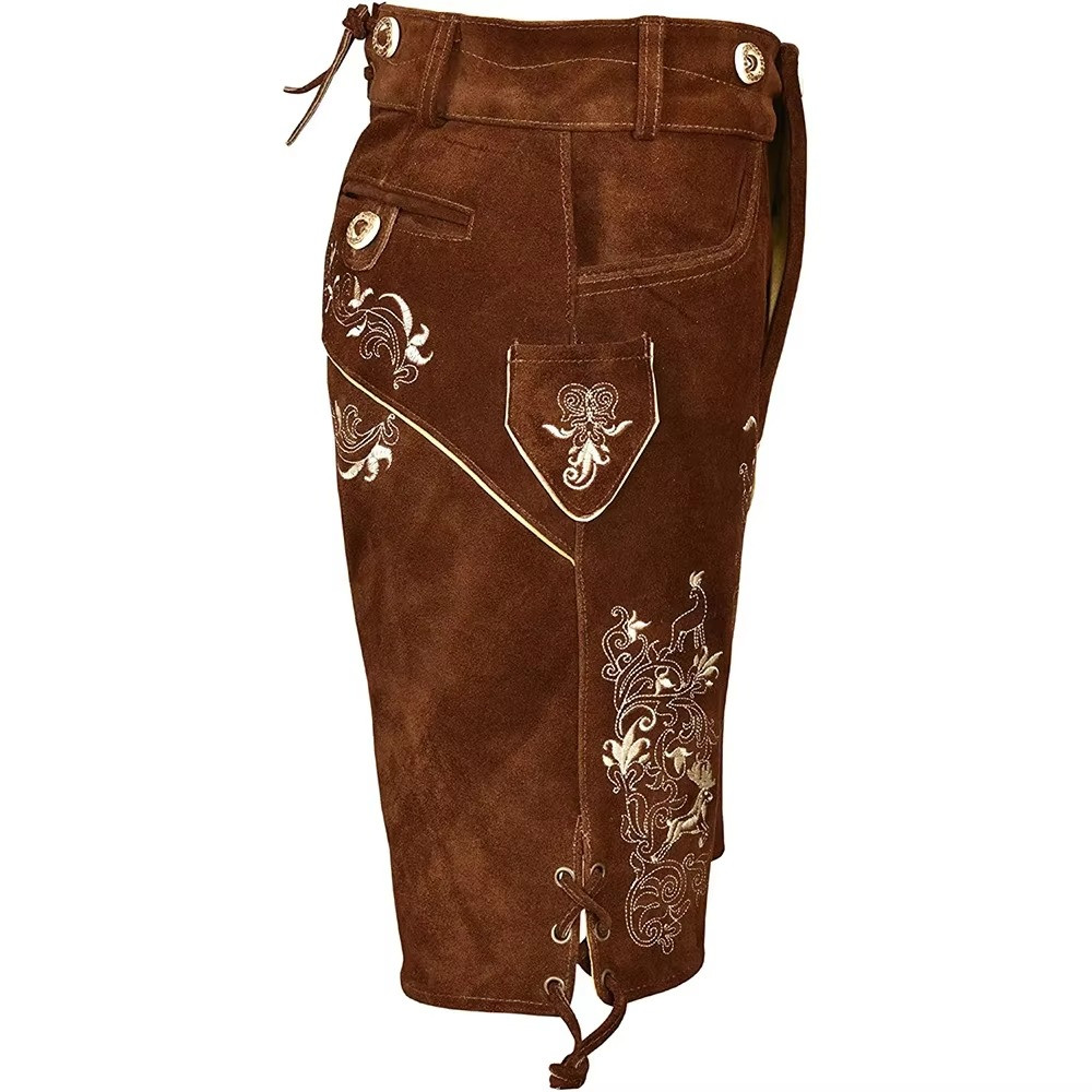 10 Pcs Traditional German Bavarian Lederhosen Oktoberfest Trachten Man Trousers