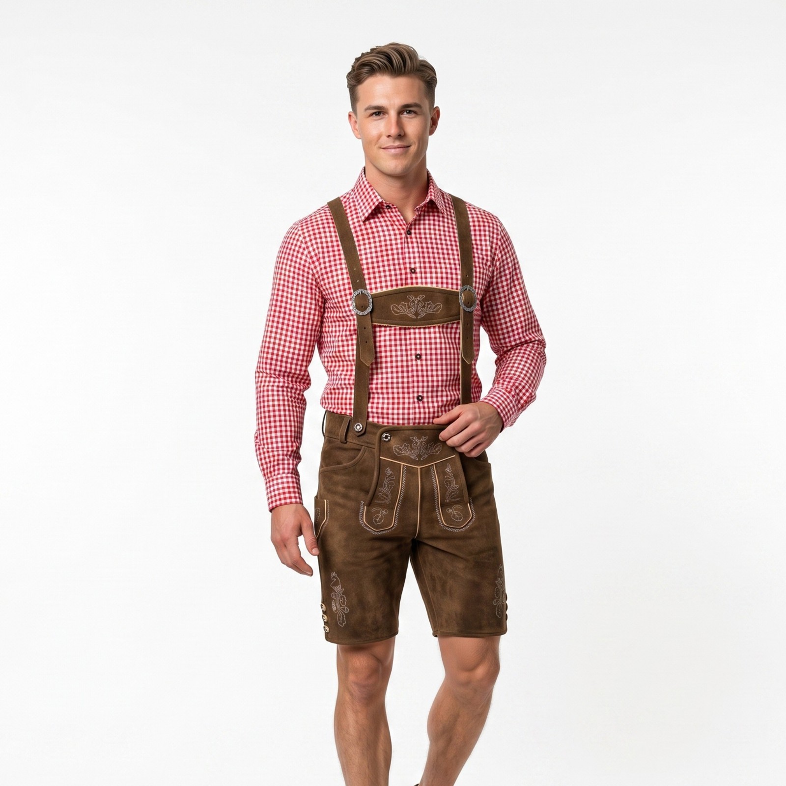Antique Bavarian Lederhosen Oktoberfest Costume Suede Lederhosen German Outfit