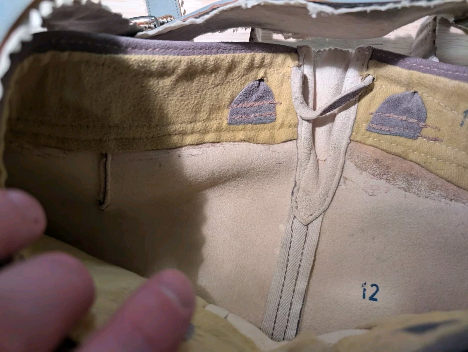 Vintage Lederhosen Suede Leather German Bavarian Oktoberfest Gray Green