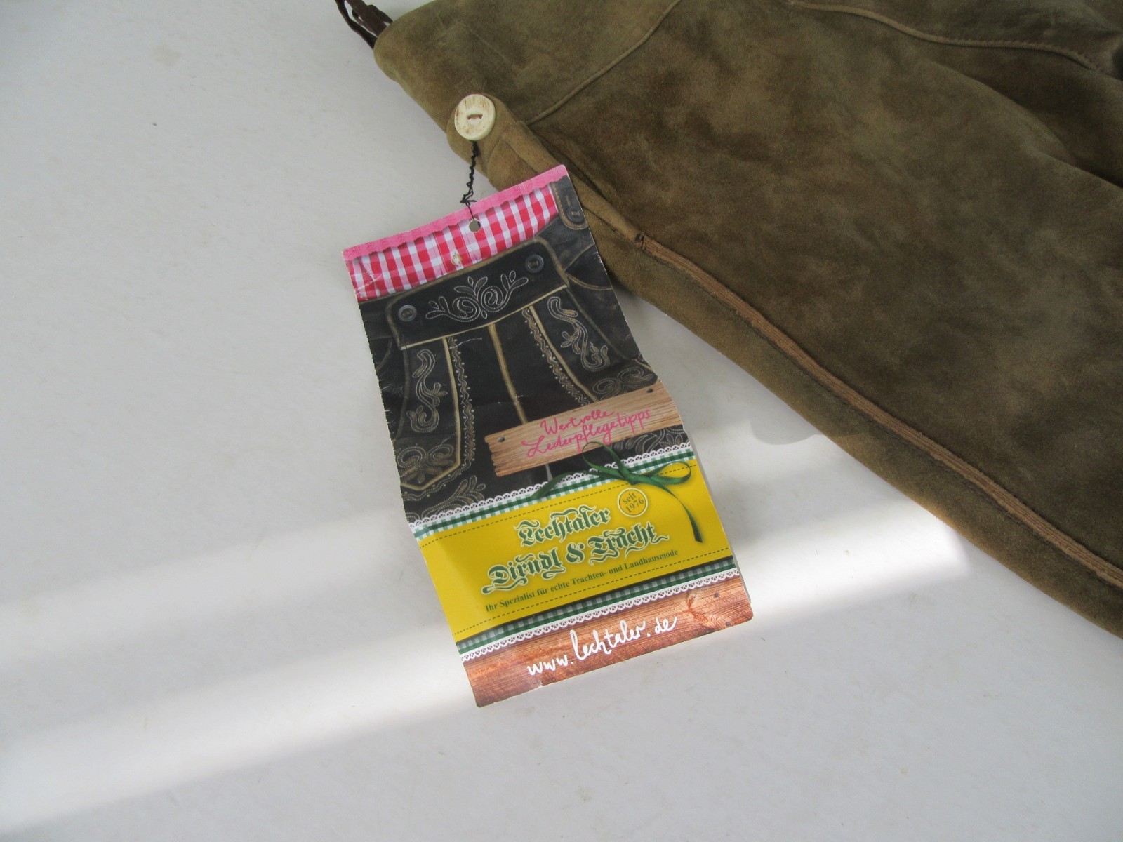 Long Almsach Lederhosen Suede Size 34 Costume Shirt Size 42 Oktoberfest Costume