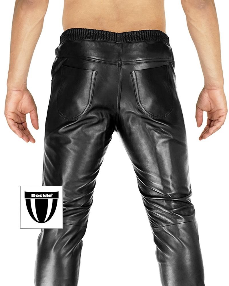 Bockle® The BOYJOG Pants Lederhosen Leather Joggers Sweatpants Leather Jean