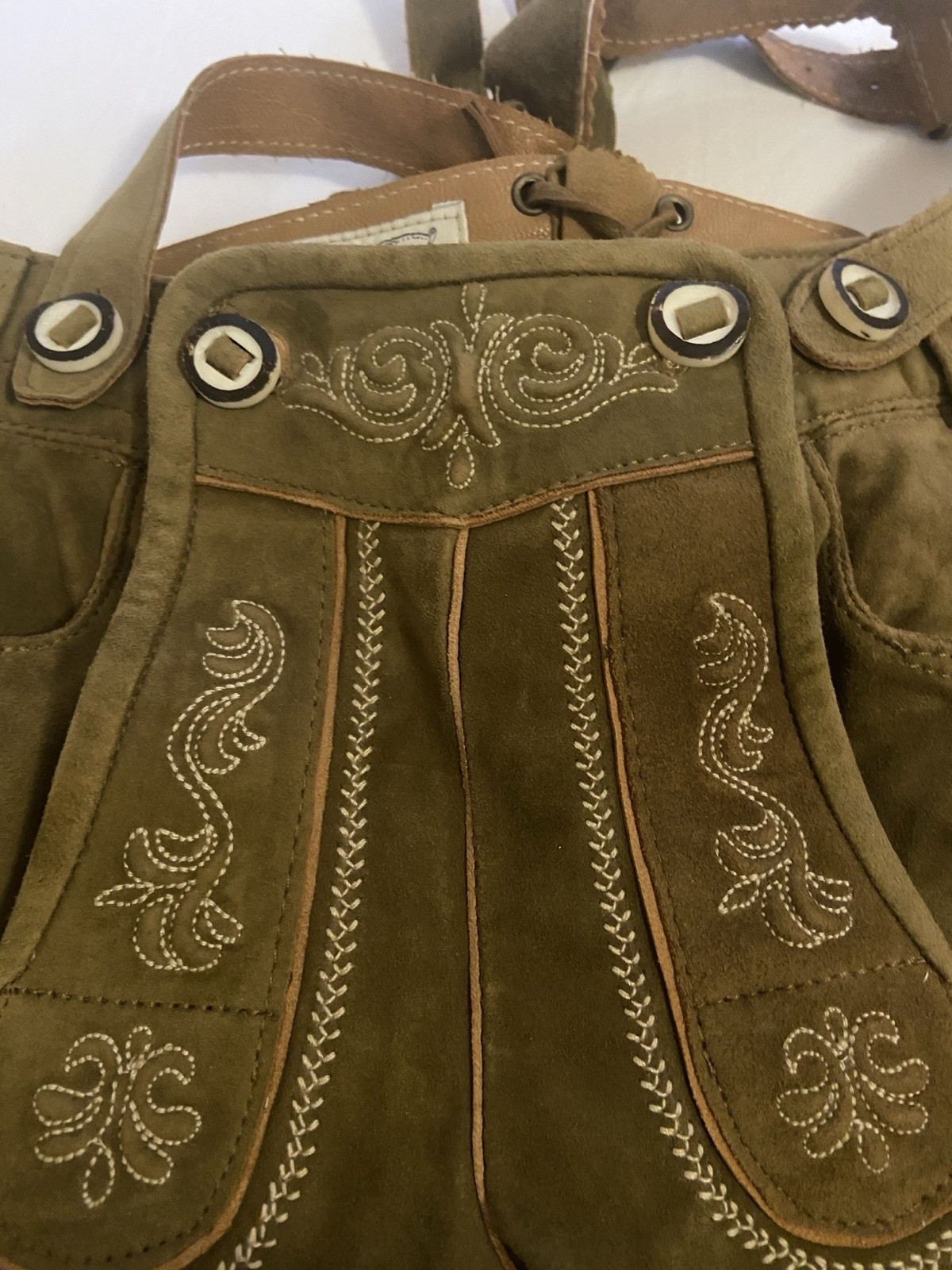 Vintage Lekra Country life Leather Boys German Lederhosen