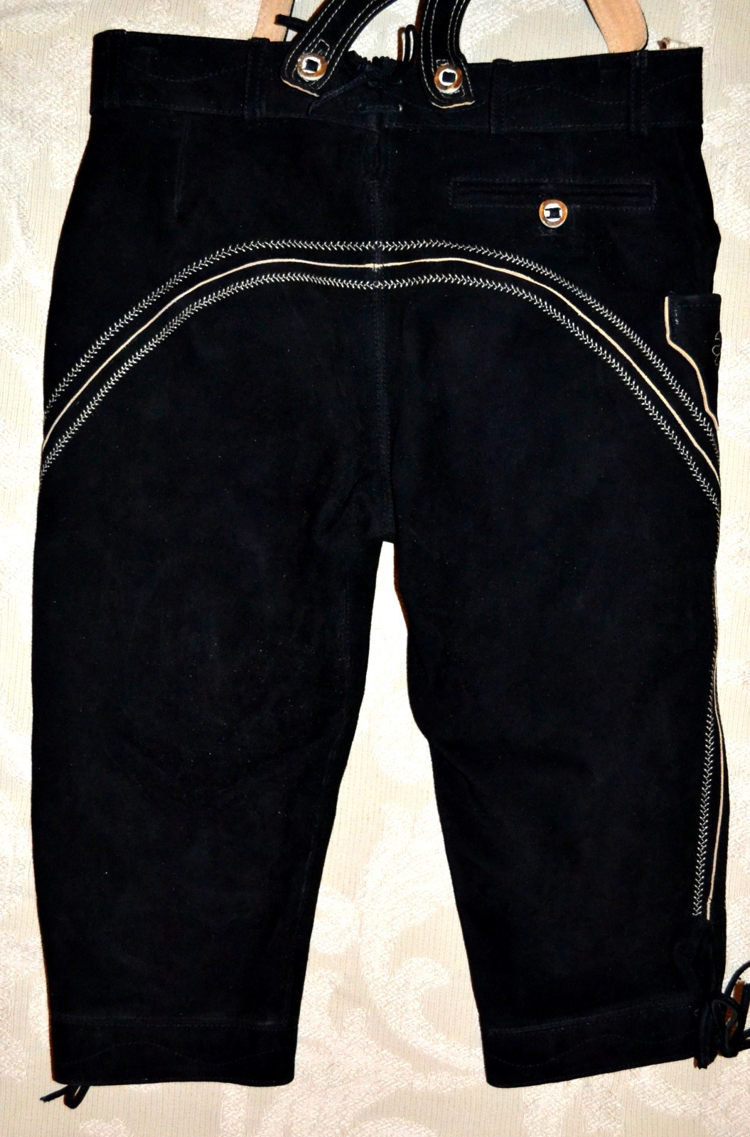 German Trachten Lederhosen Knickers Oktoberfest waist size 46(Euro 64)