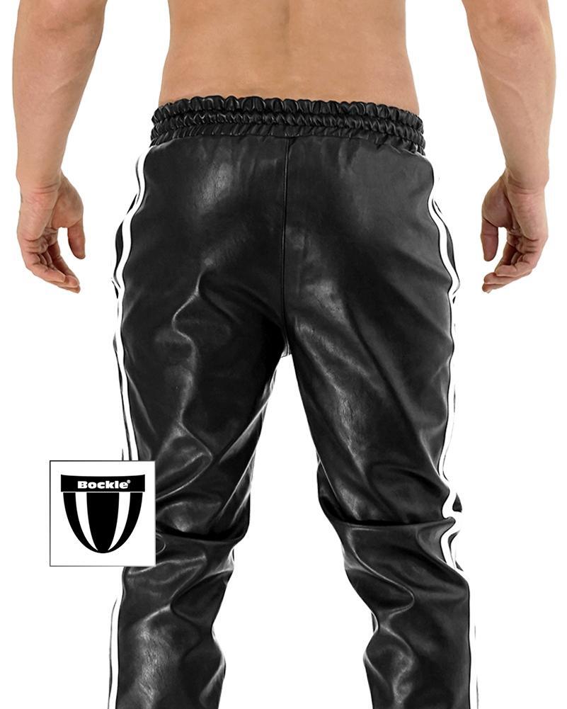 Bockle® Boyjog Faux Pants Faux Leather Trousers Joggers Leather Joggers