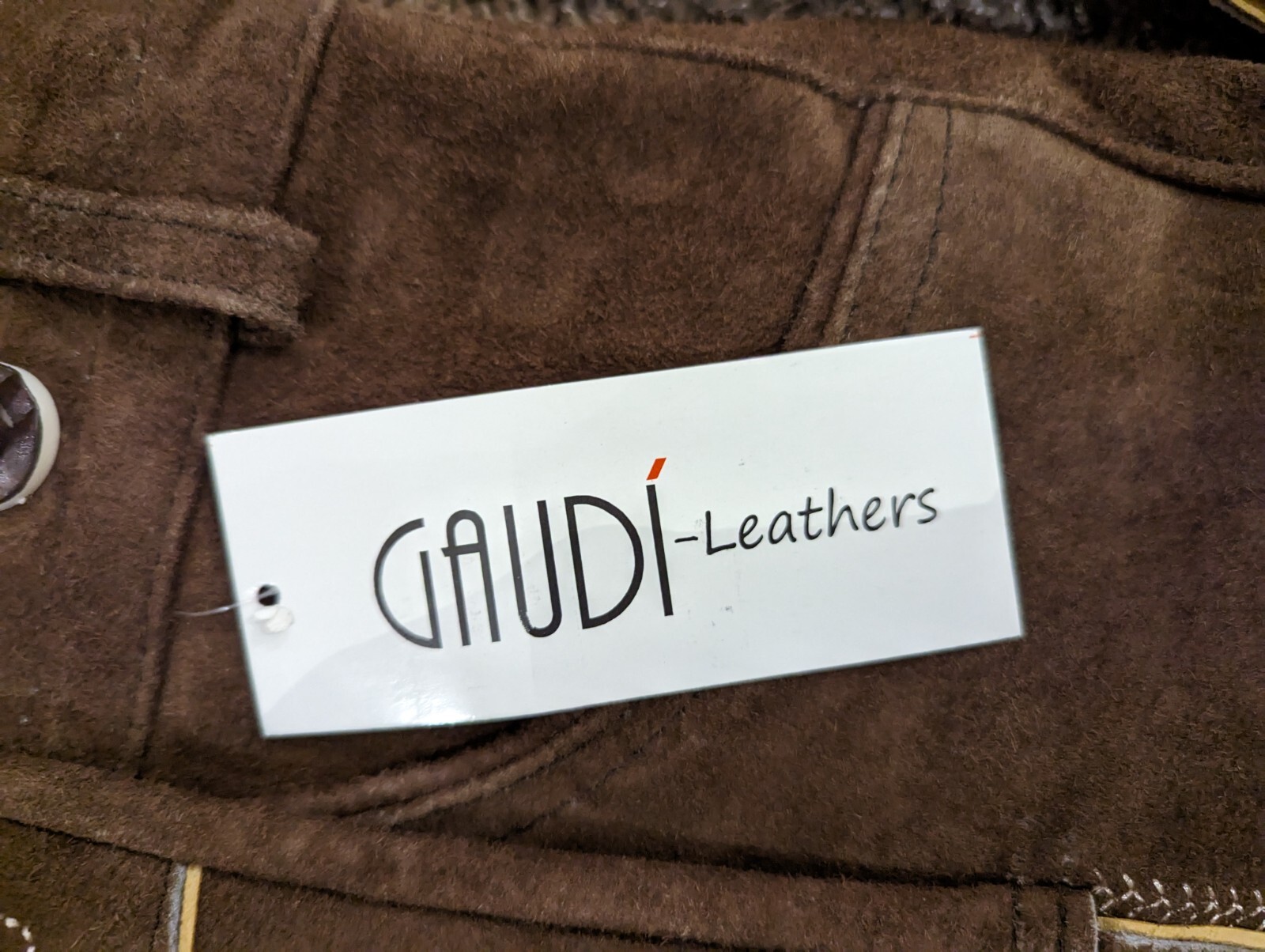 NWT Gaudi Leathers Mens Size 46 Brown Leather German Lederhosen