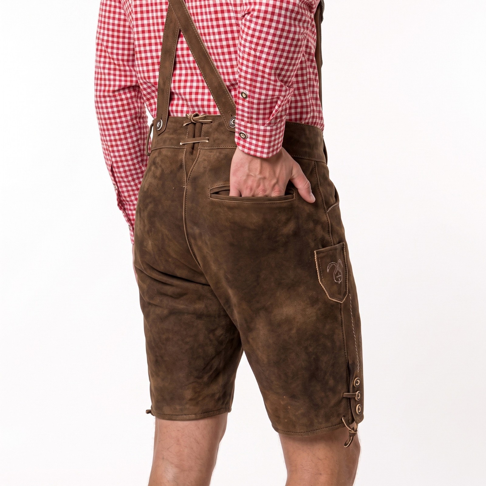 Antique Bavarian Lederhosen Oktoberfest Costume Suede Lederhosen German Outfit
