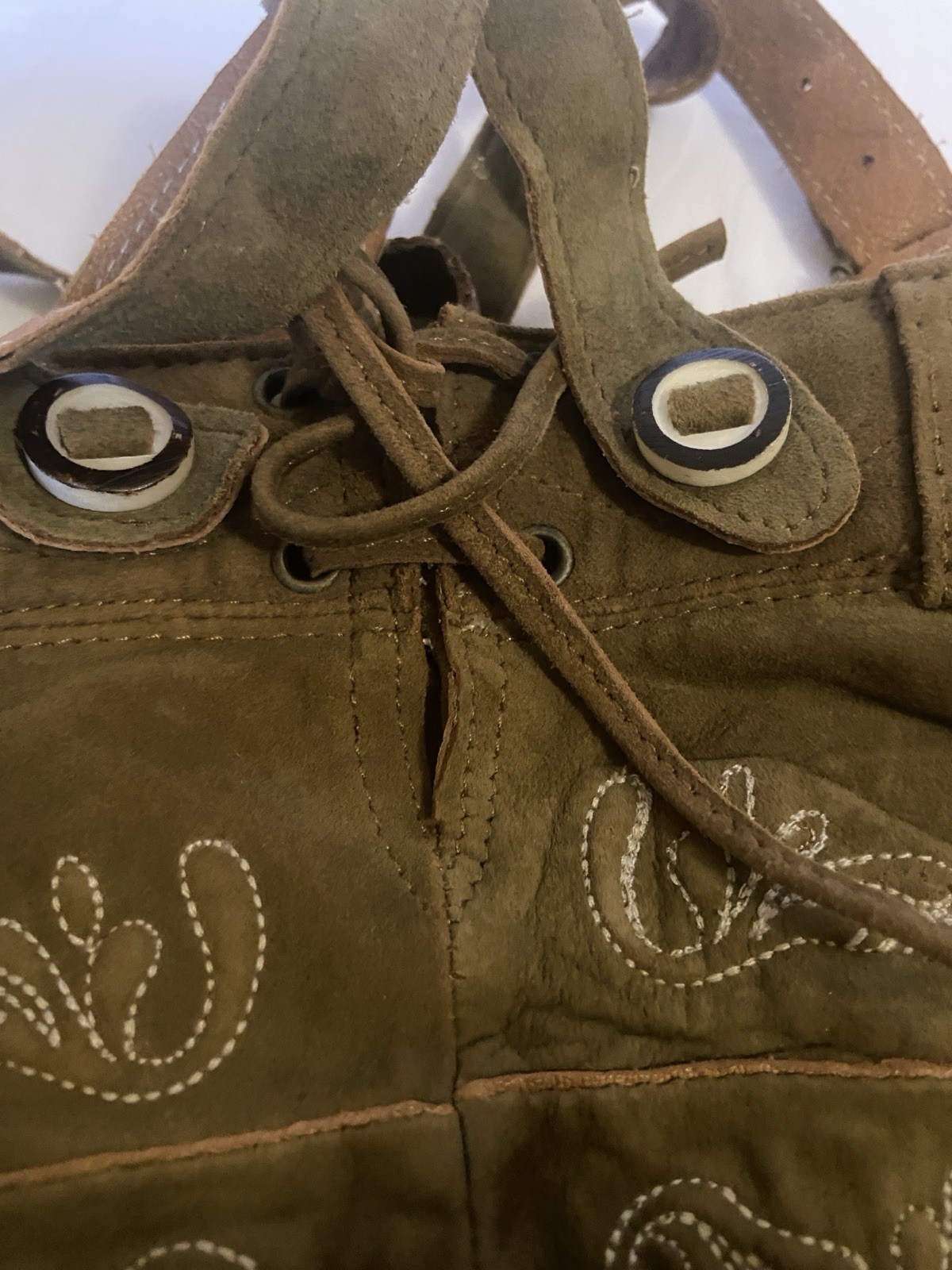 Vintage Lekra Country life Leather Boys German Lederhosen