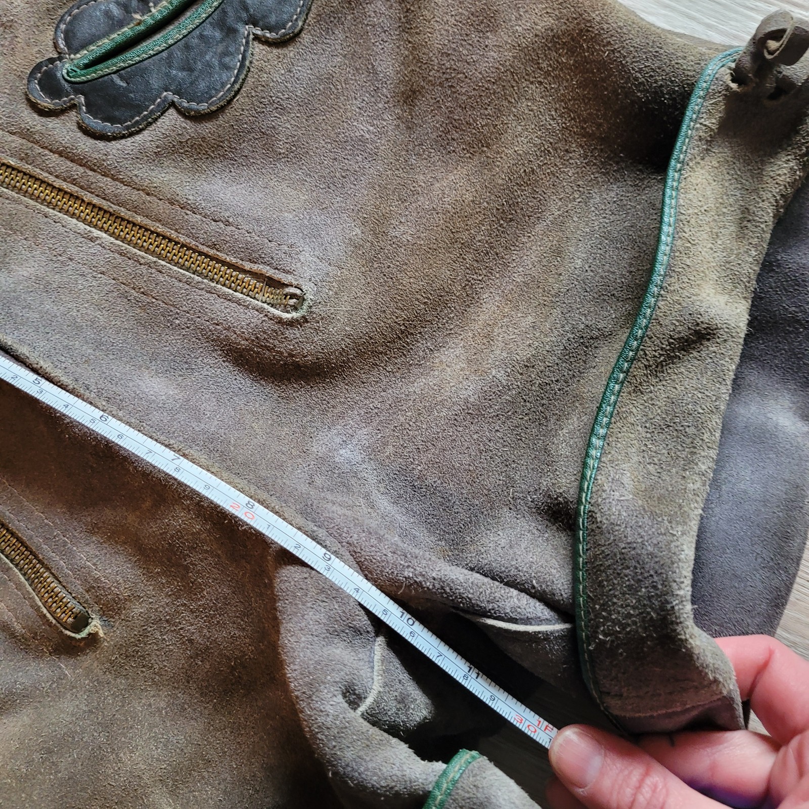 German Suede Shorts, Lederhosen Vintage