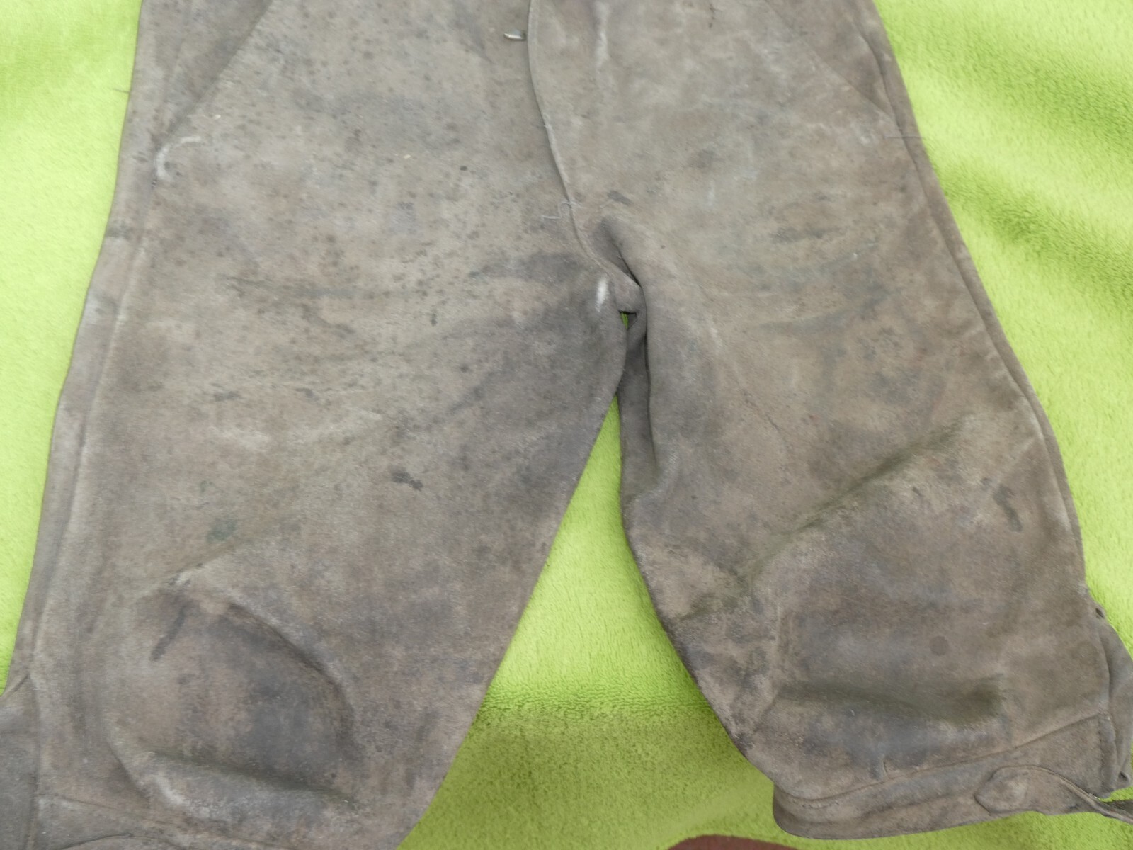 Old children’s costume leather pants knee band leather pants No. 91