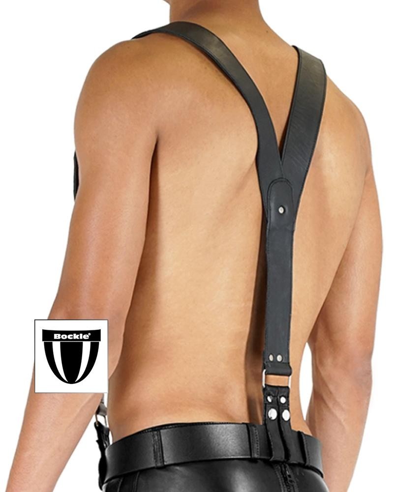 Bockle® Suspenders Leather Belt Suspenders
