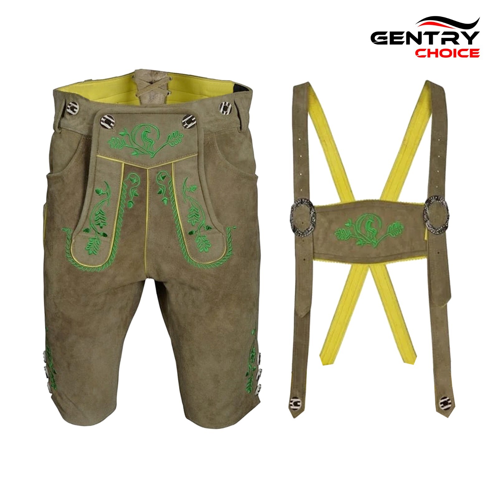 Suede Leather Lederhosen Orff German Men Lederhosen Bavarian Oktoberfest Outfit