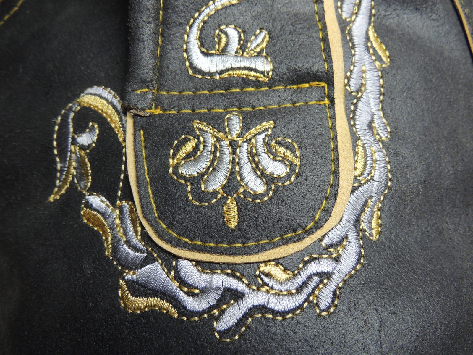 Lederhosen Men Octorberfest Genuine Leather Golden Brown Antique