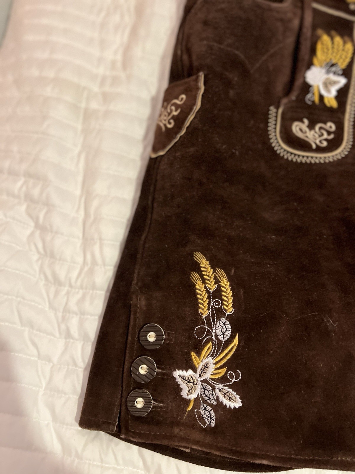 OKTOBERFEST LEDERHOSEN DARK BROWN