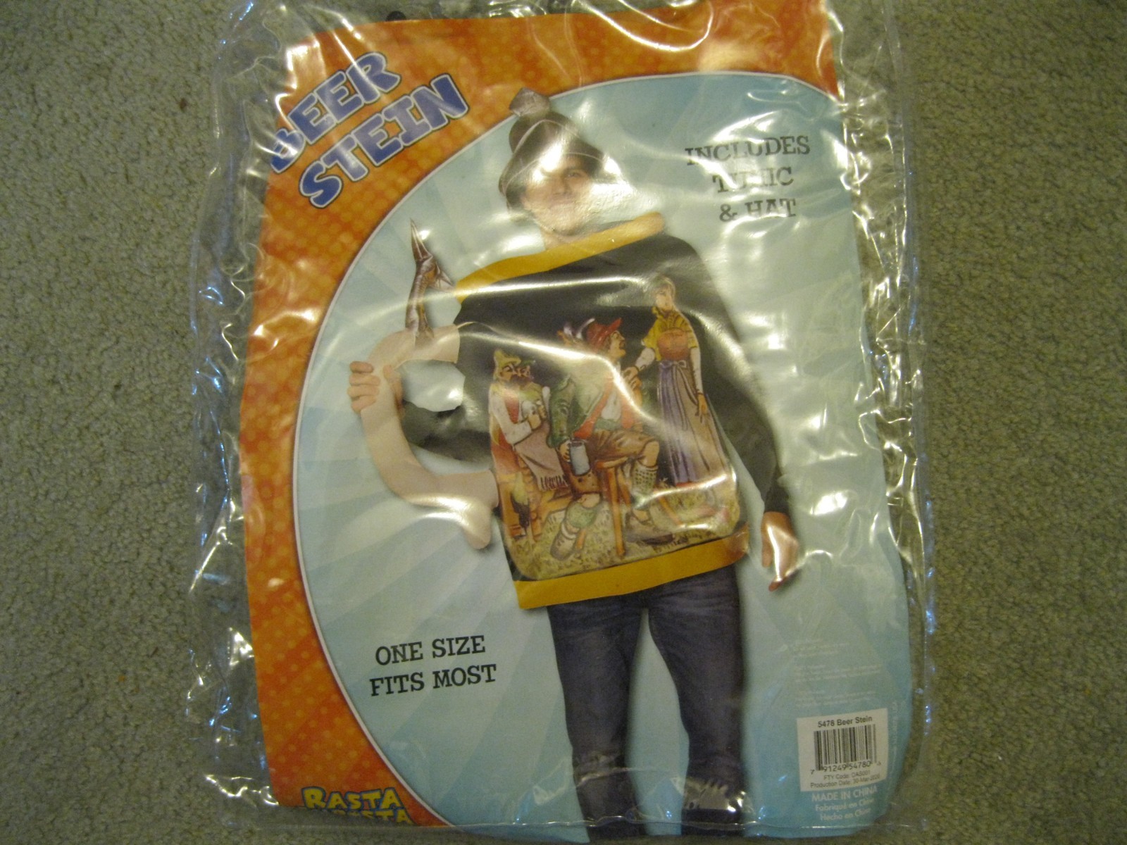 COMPLETE COUPLE GERMAN LEDERHOSEN OUTFIT waist sz 40 & BEER STEIN HALLOWEEN