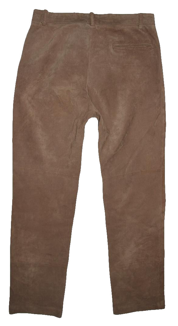 Long -almhäusl- Men’s Costume Trousers/Traditional Leather Pants IN Grey Brown