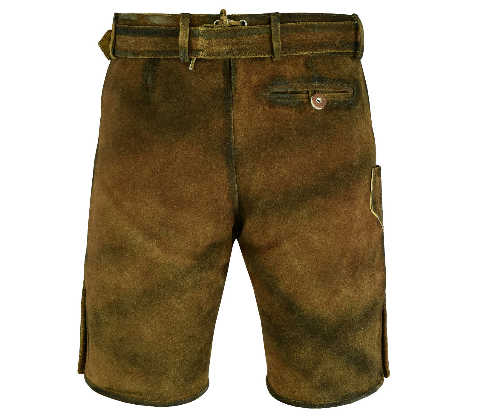 Men’s costume leather pants short costume leather pants with belt size 46-60 le31-33