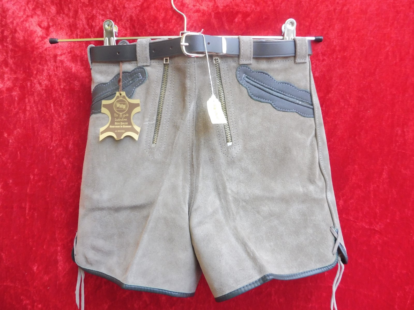 Lederhosen, size 7 ( 122 ) , new, made in Germany