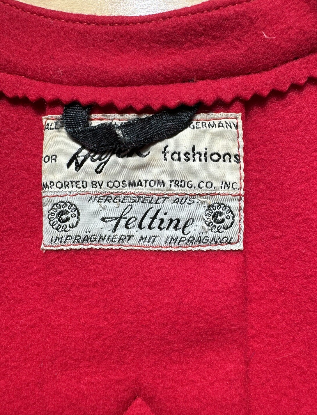 Vintage Child’s Oktoberfest Traditional Lederhosen Wool Jacket, West Germany