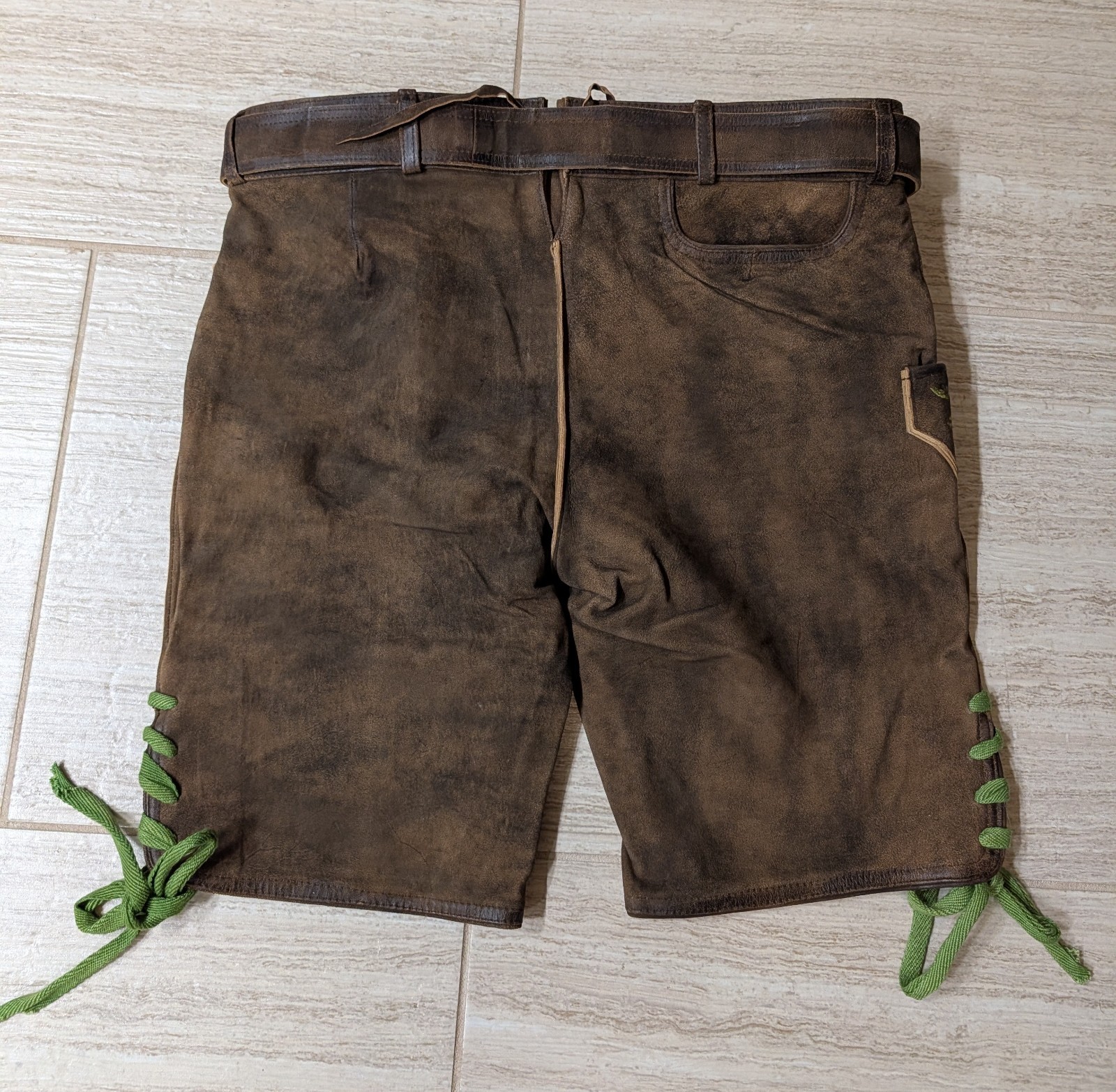 ALPS OAK Size 54 US 38 100% Genuine Leather / Trachten Wear / New With Tags