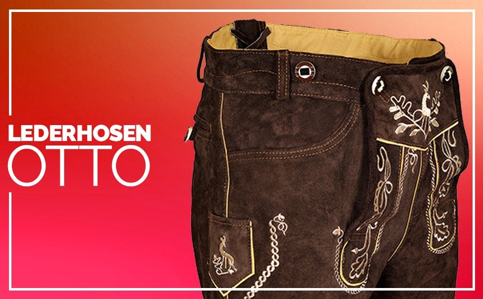 German Bavarian Lederhosen Otto Men Lederhosen Bavarian Oktoberfest Party Outfit