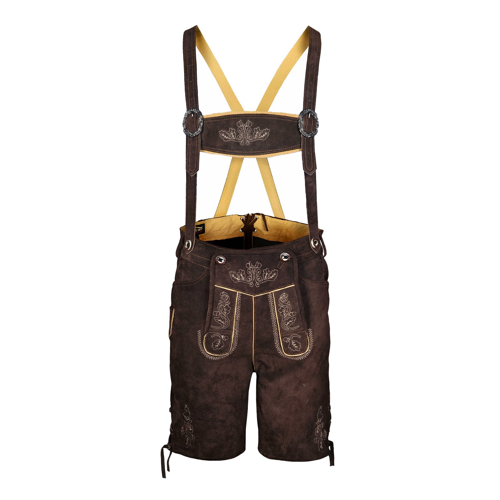 Men Suede Leather Lederhosen Oskar Bavarian Lederhosen German Oktoberfest Dress