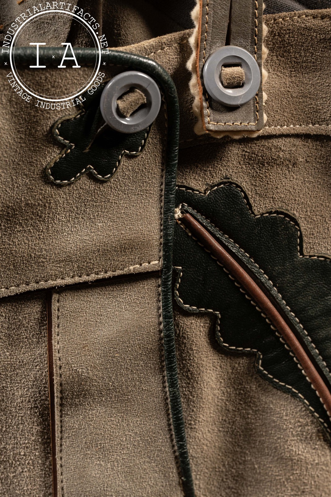 Vintage German Suede Leather Lederhosen