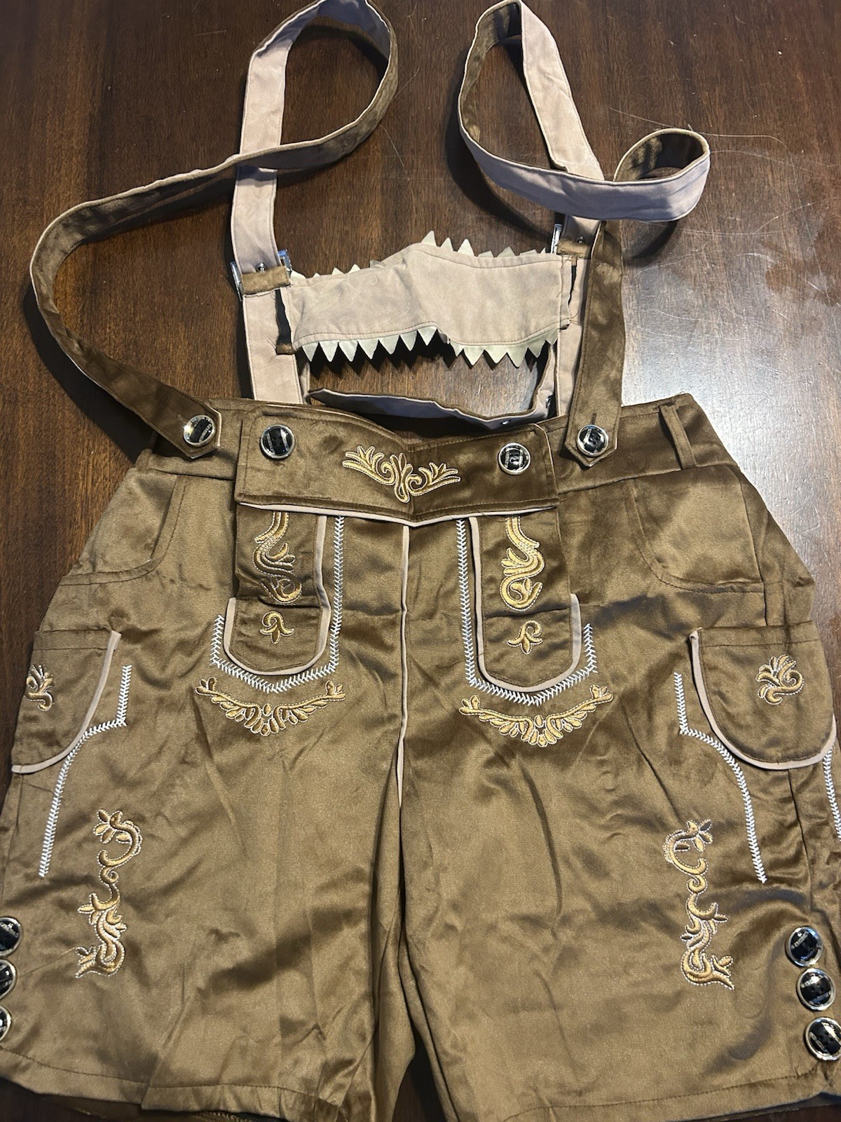 Lederhosen Bavarian Men’s Shorts Oktoberfest Size L (36)