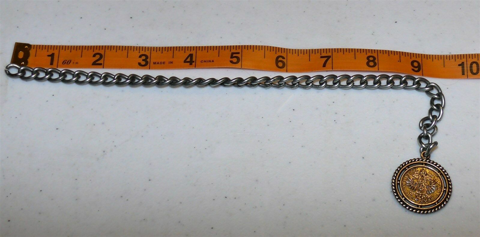 German Charivari Metal Coin CHAIN 4 Oktoberfest Lederhosen Dirndl Shorts Pants