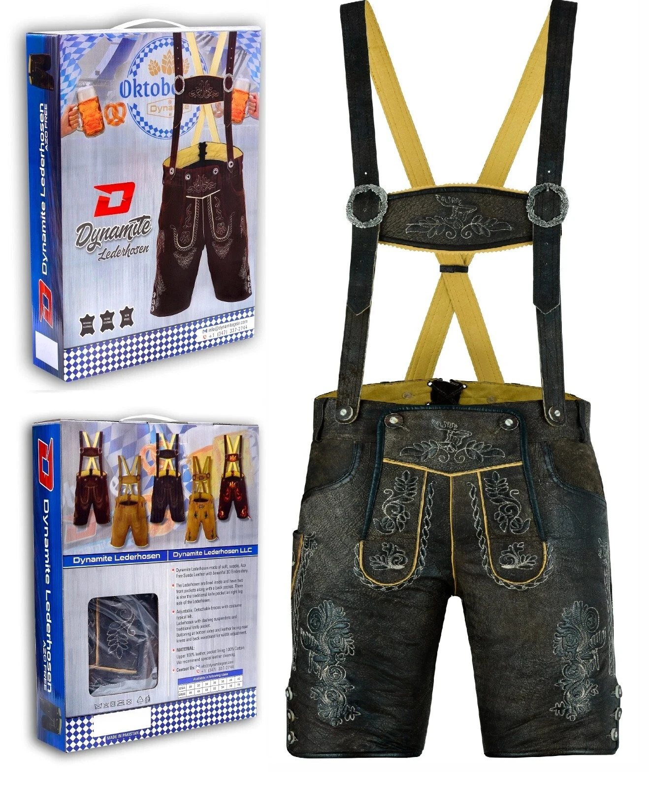 Oktoberfest Costume Suede Lederhosen Bavarian Outfit German Leather Shorts Klos