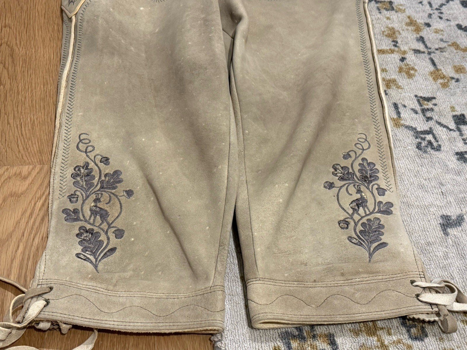 NWT Meindl Angermaier Men’s Lederhosen Trachten Brown Leather