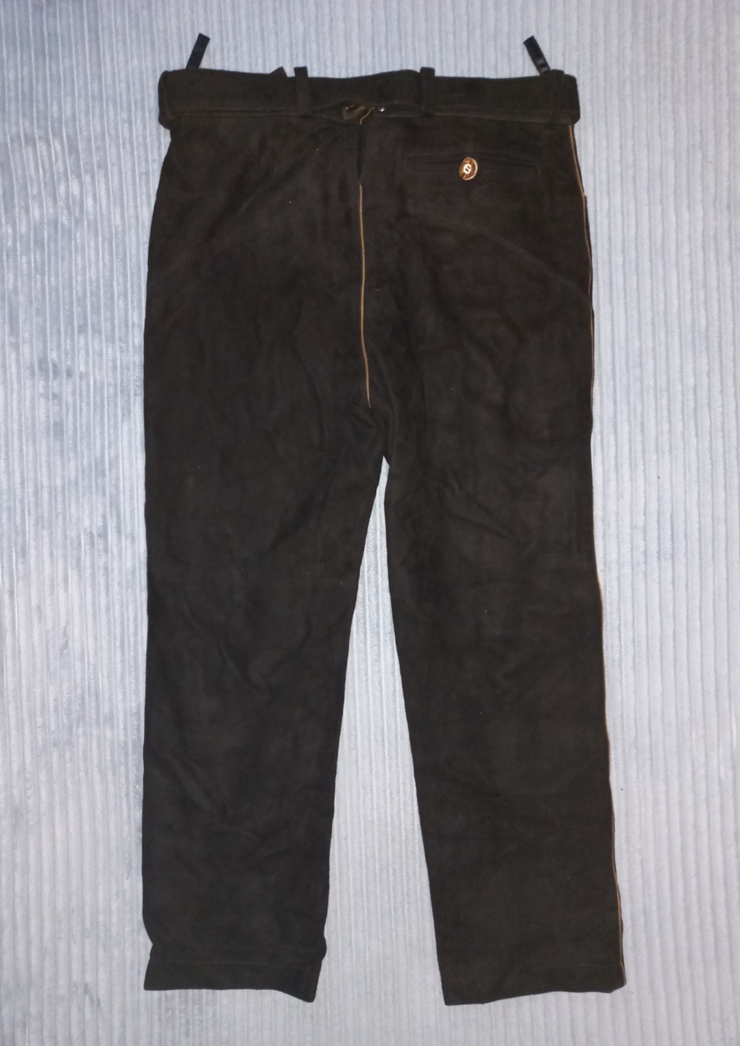 Lederhosen Trachten Oktoberfest Leather pants shorts (Size 48 (EU M))