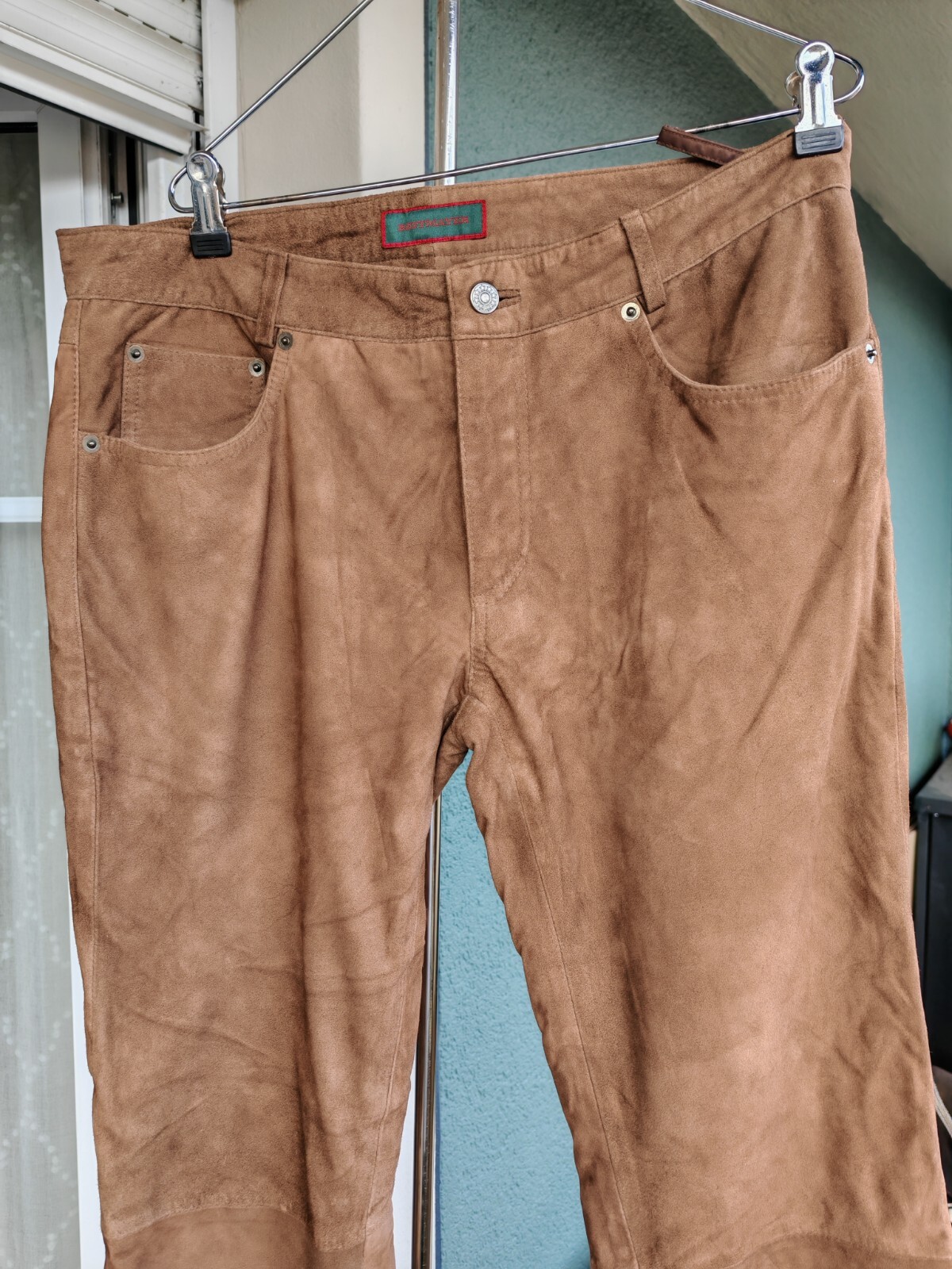 Reitmayer Mens Leather Trousers 48-50 Goat Suede