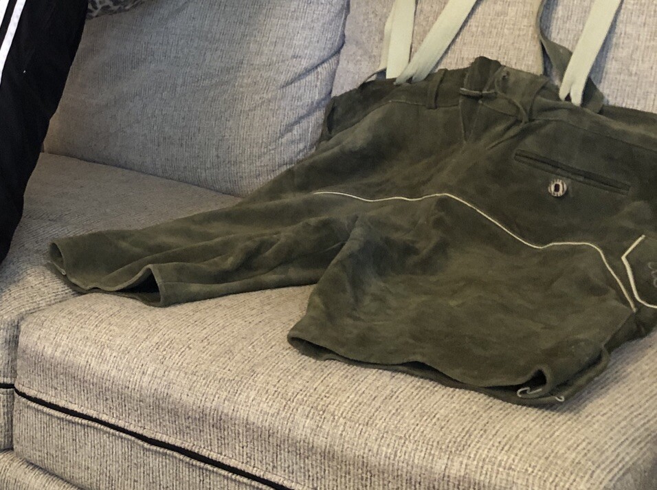 Echoes Order Futter Real Leather With Lining Size 44 With Pockets With Embrodry