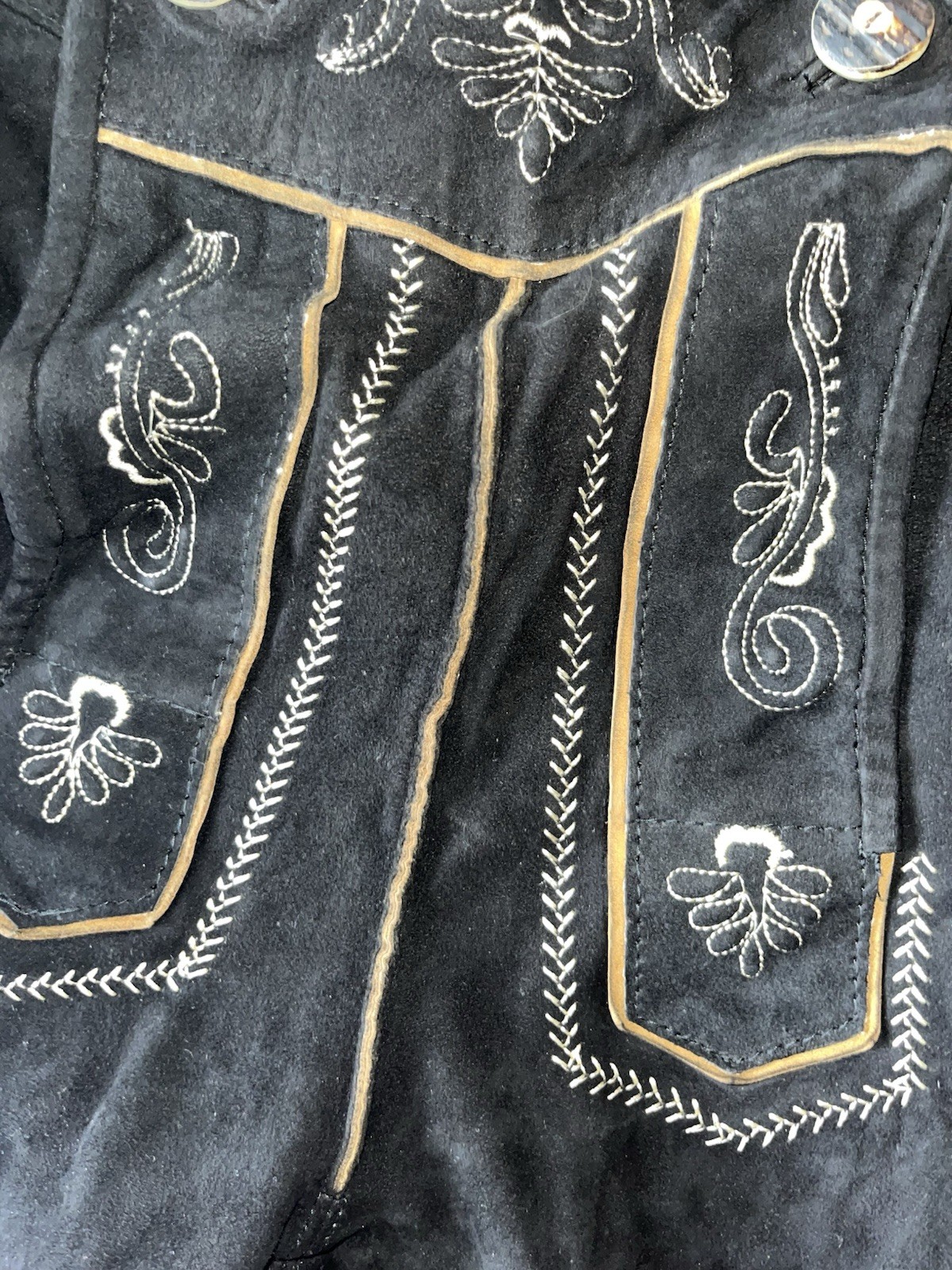 Traditional Lederhosen Scandal Costume! size 52, buck black