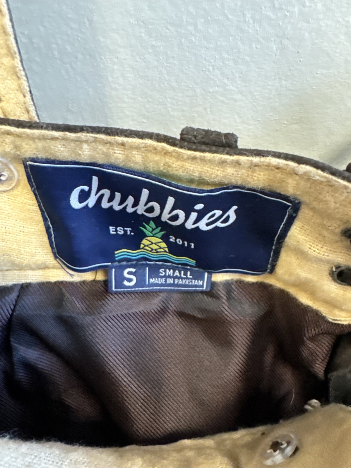 NWT Chubbies Mens Small Lederhosen Brown Suede Lamb Leather German Oktoberfest