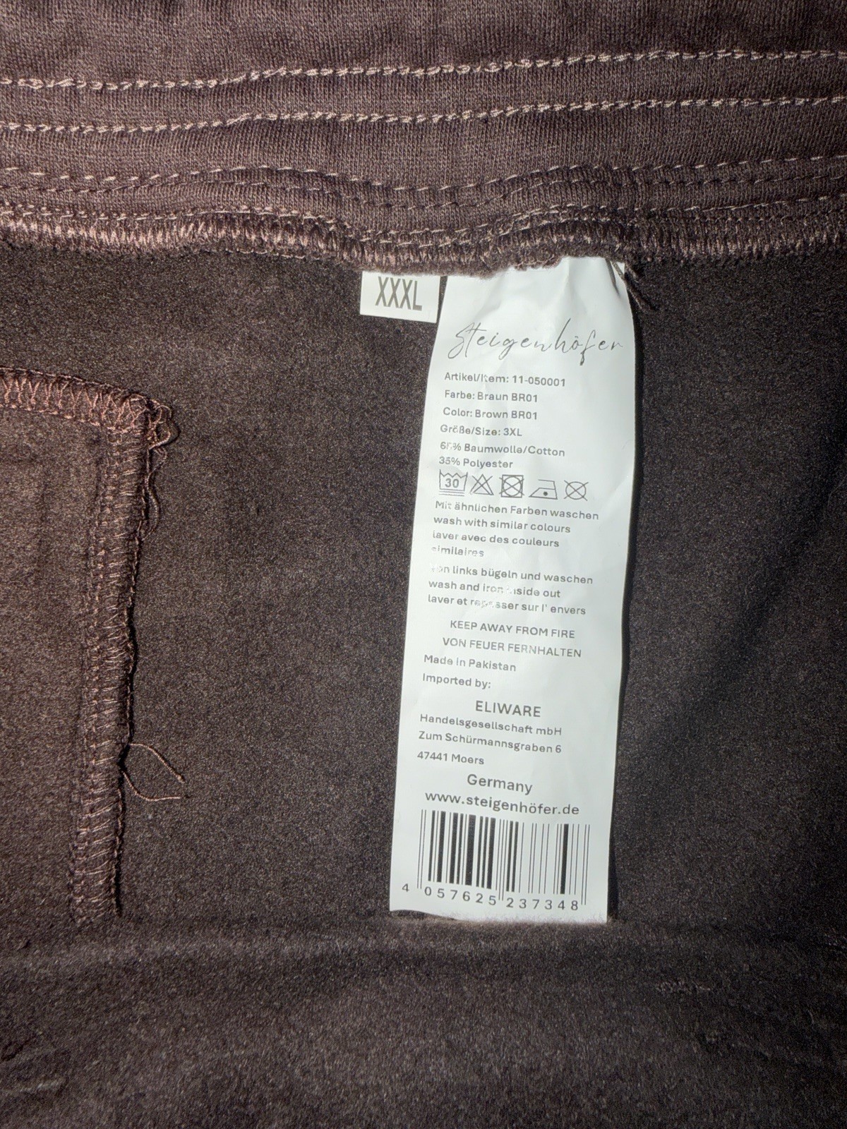 Steigenhofer German Lederhosen Size XXXL Brown Oktoberfest Shorts Made In 🇩🇪