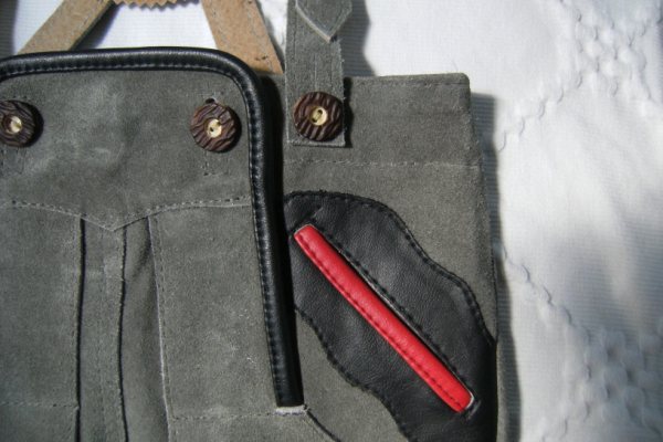 German Children’s Lederhosen Shorts GREY Size 1-10 (Euro 74-140)