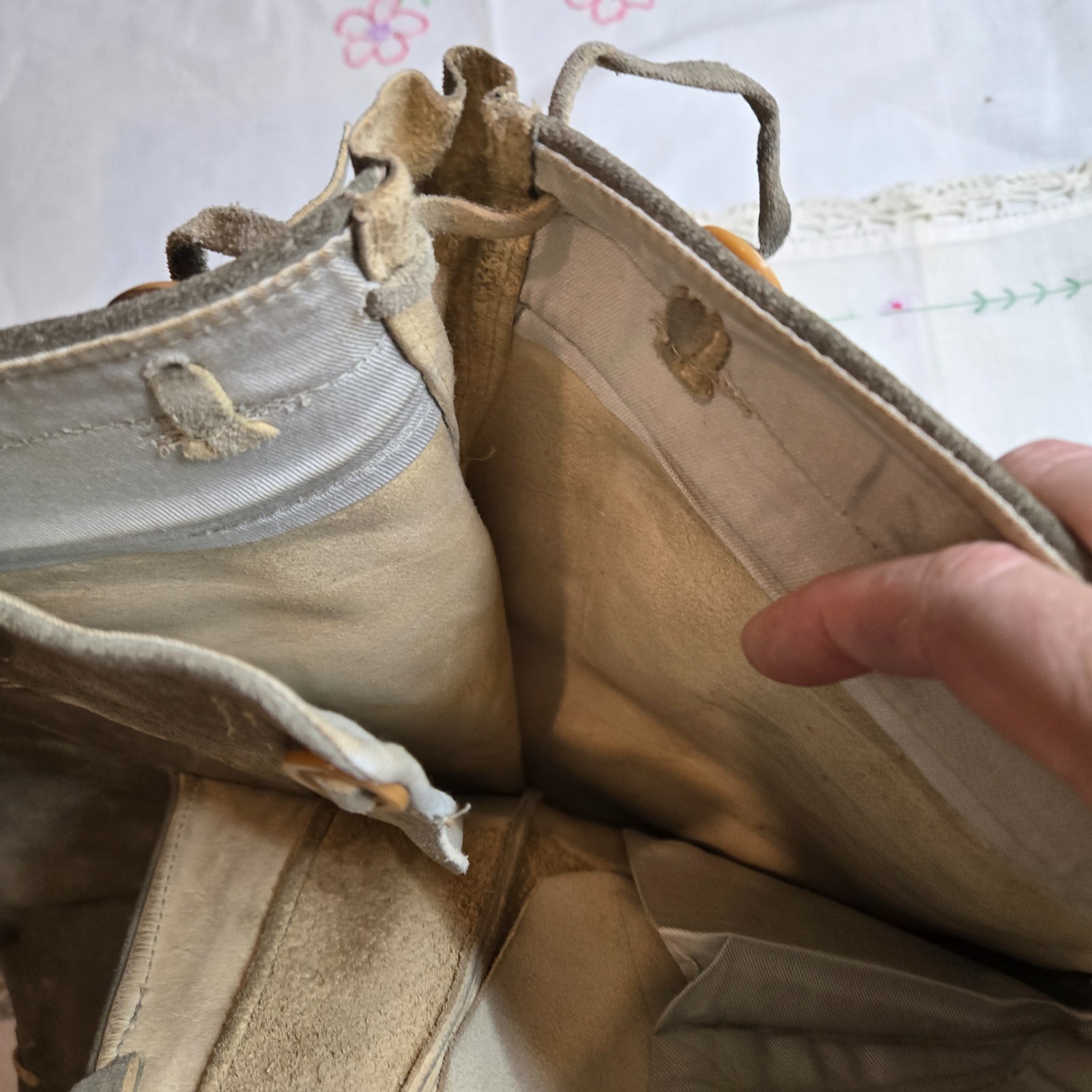 Lederhosen, thick leather material, Authentic