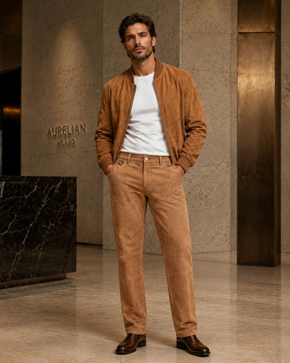 Reitmayer Mens Leather Trousers 48-50 Goat Suede