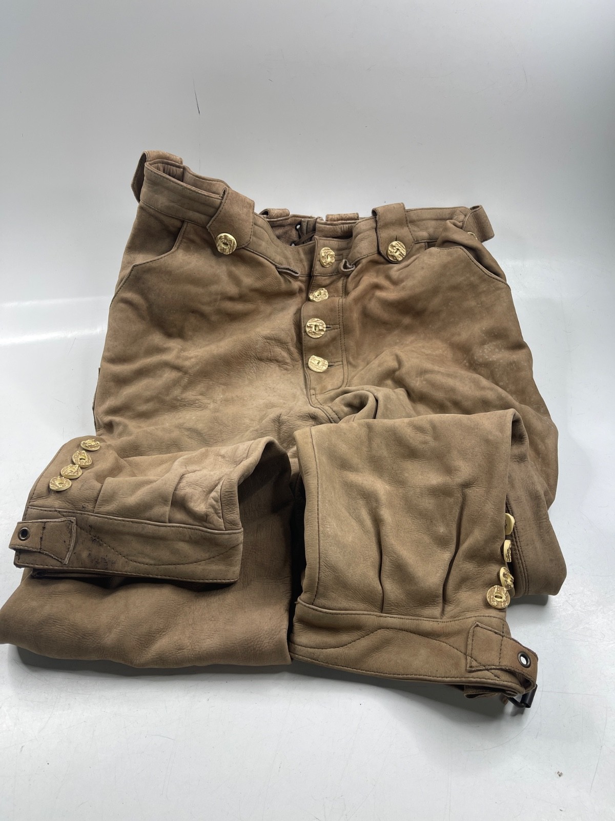 Wallaby Trachten Leather Pants Tan Size 44