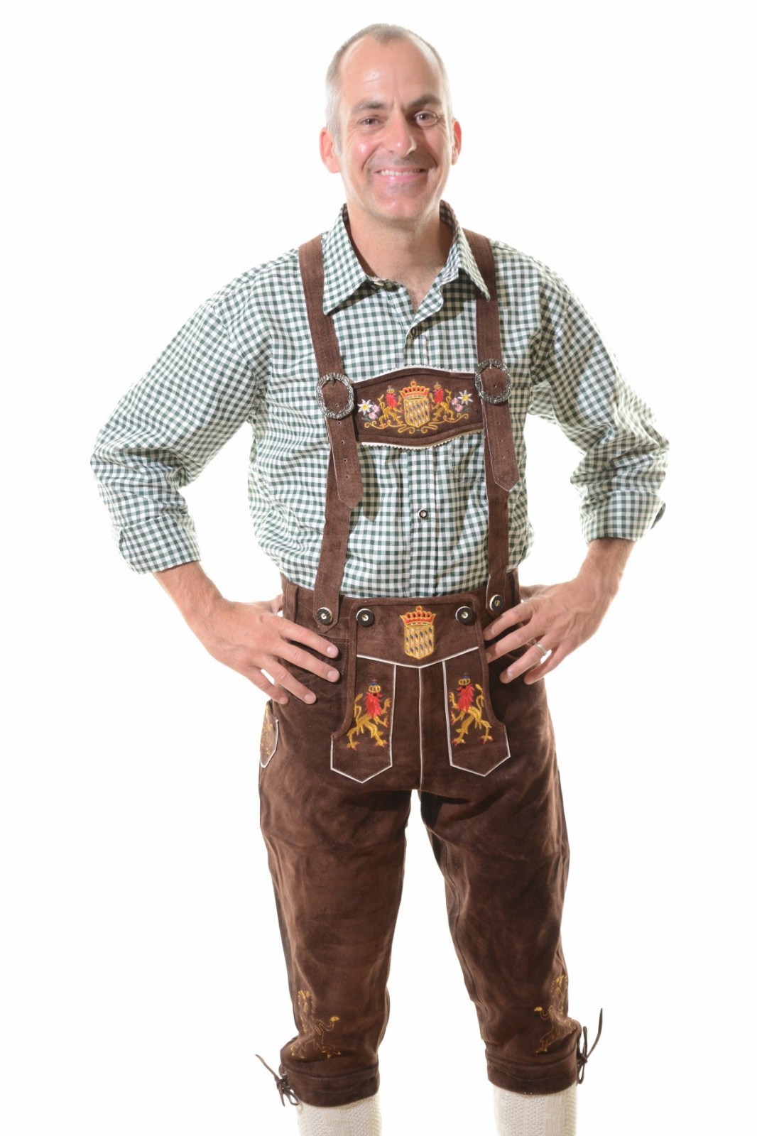 Oktoberfest Lederhosen German Costume German Outfit Tracht Bundhosen #BAYERN*
