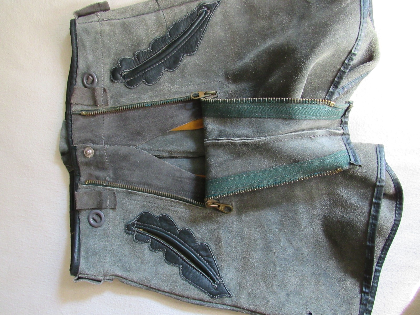 Vtg Auth Womens German Leather Lederhosen