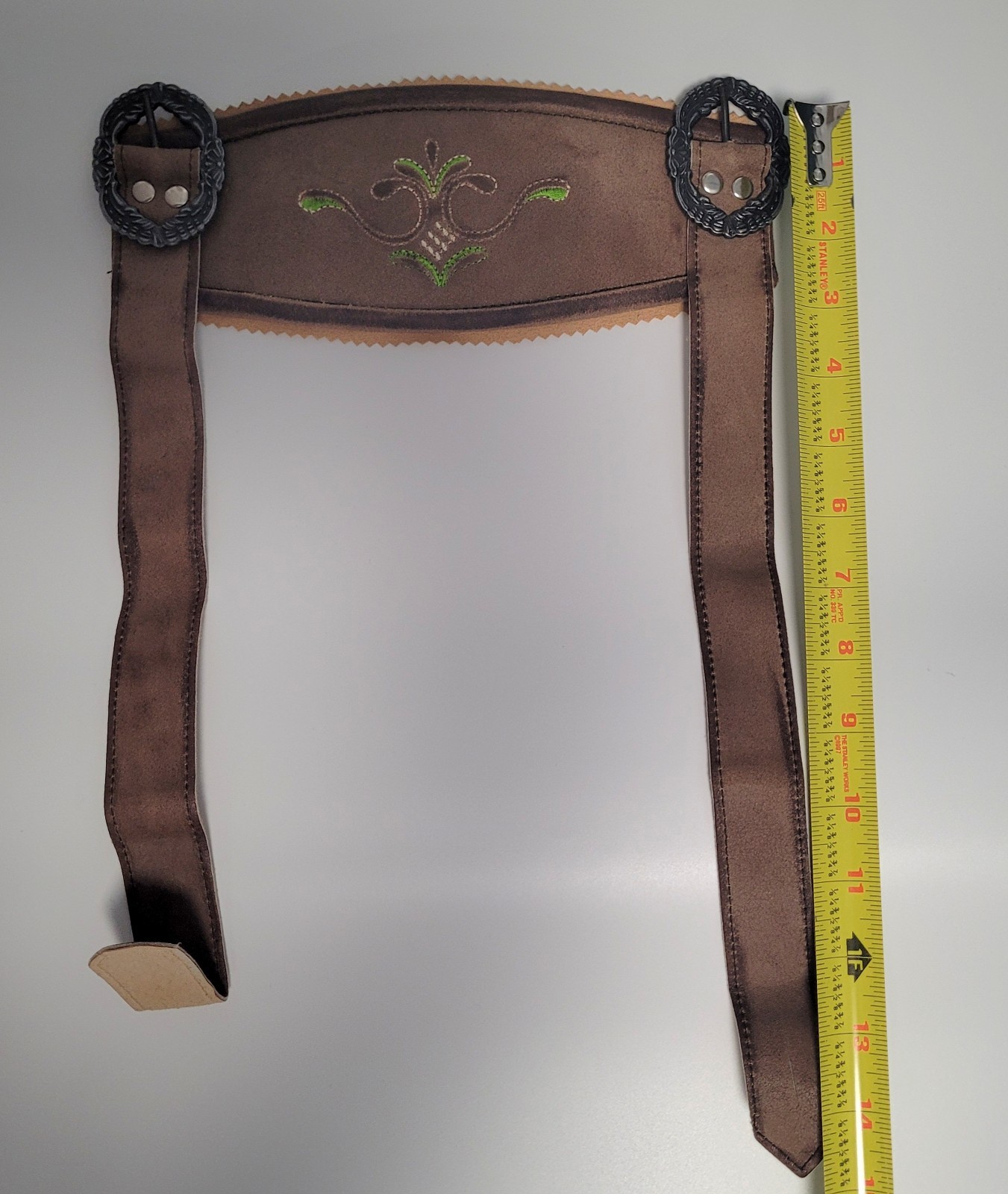 Lederhosen Shorts w/Suspenders-Trachten Style-German-Oktoberfest Wear-Size 56