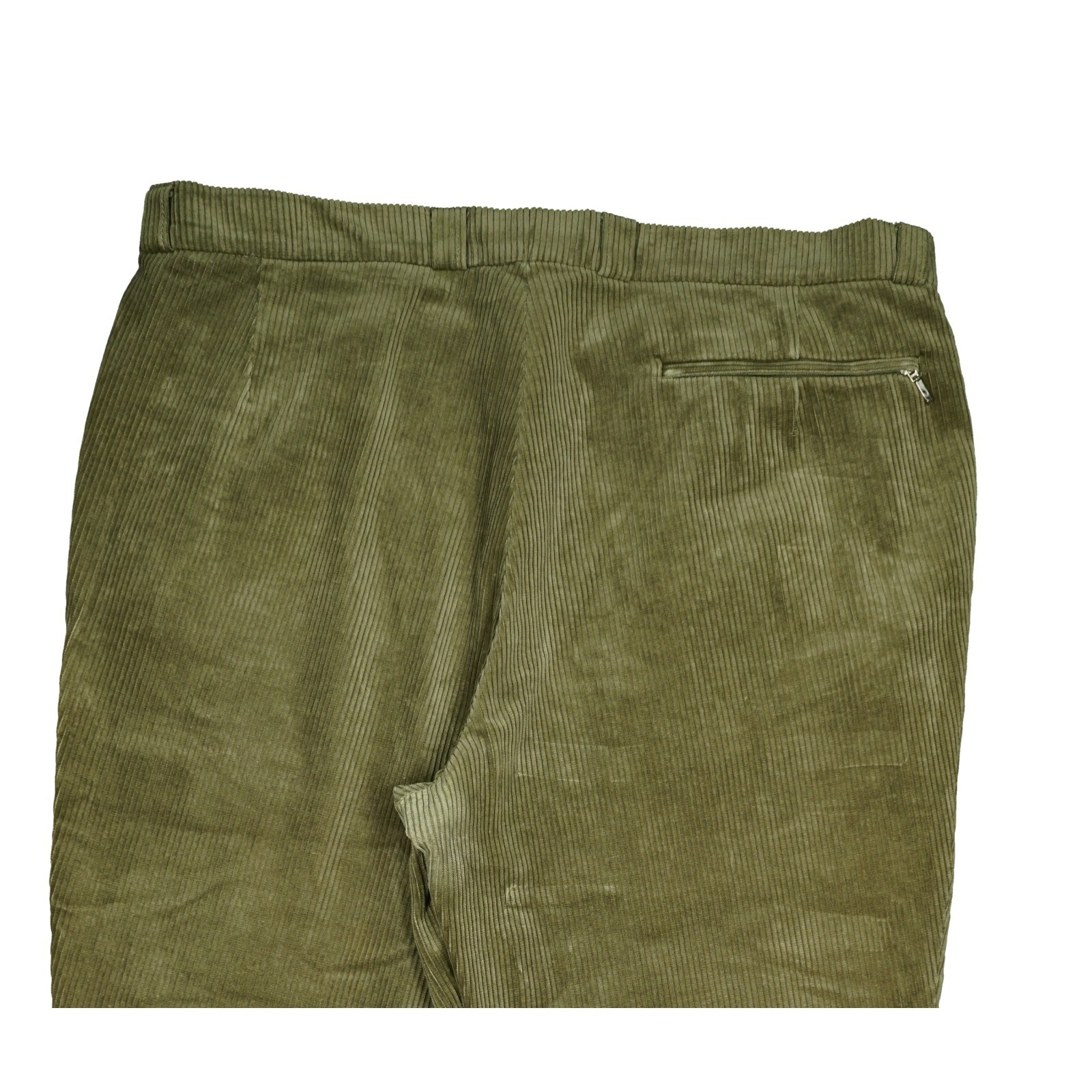 Busch 28 short army green men’s pants Oktoberfest traditional corduroy pants W40 XXL Hook and Loop